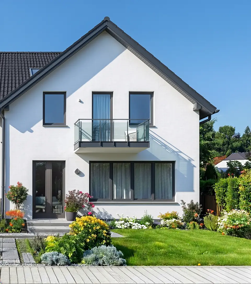 Fassadenanstrich Vorher - B&B Objektsanierung GmbH Rostock