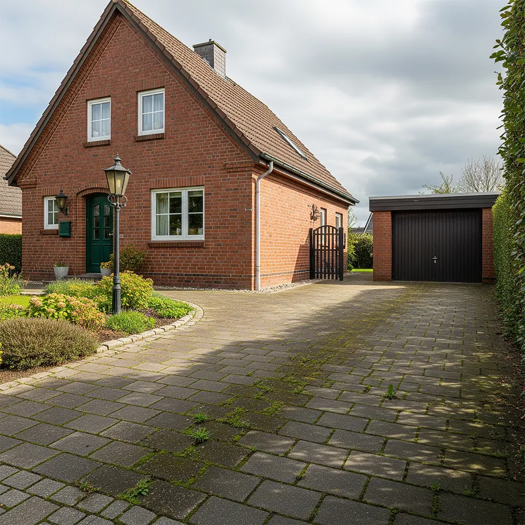 Fassadenanstrich Vorher - B&B Objektsanierung GmbH Rostock